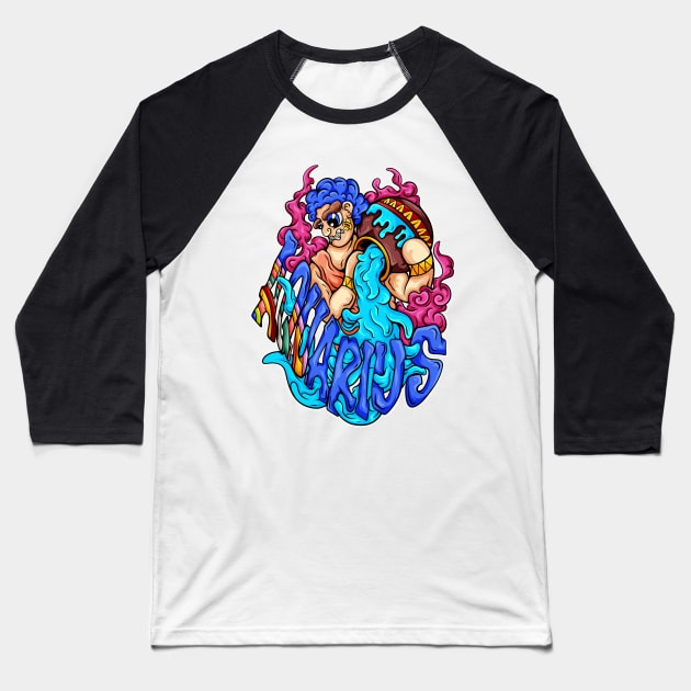 AQUARIUS Baseball T-Shirt by Koyung500